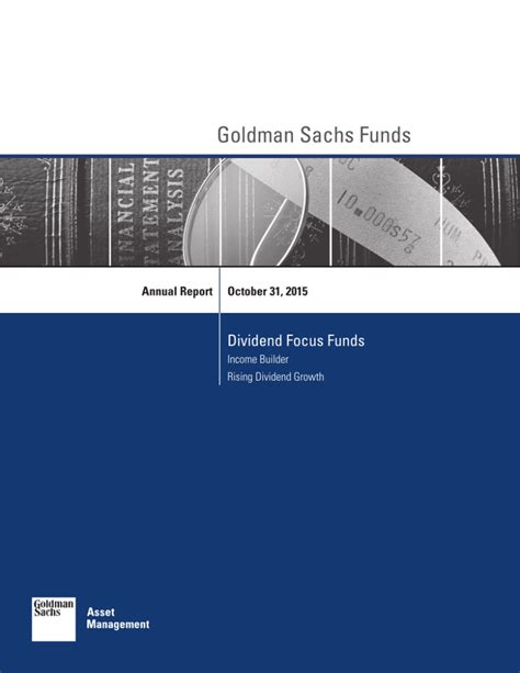 goldman sachs funds prospectus